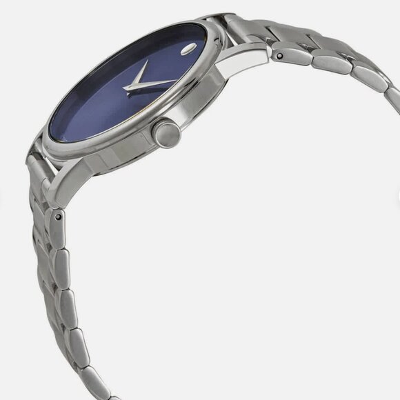 Movado Classic Museum Navy Dial Men's Watch NEW IN BOX - Picture 4 of 5